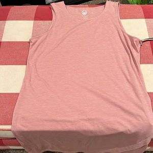 Te verde t-shirt dress size XL light pink